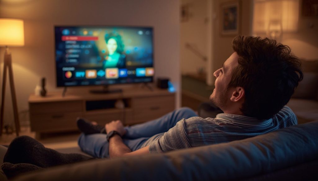 iptv service streaming live TV channels and entertainment content